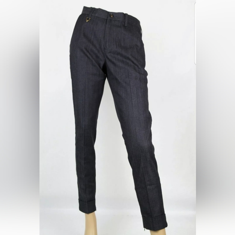 GUCCI NEW DRESS BLUE COTTON DRESS JEAN